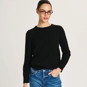 NAADAM Black Cashmere Sweater